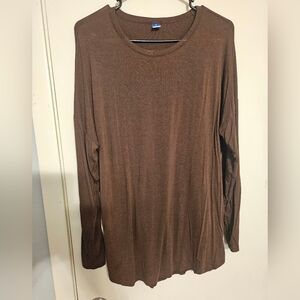 Old Navy Brown Long Sleeve Top